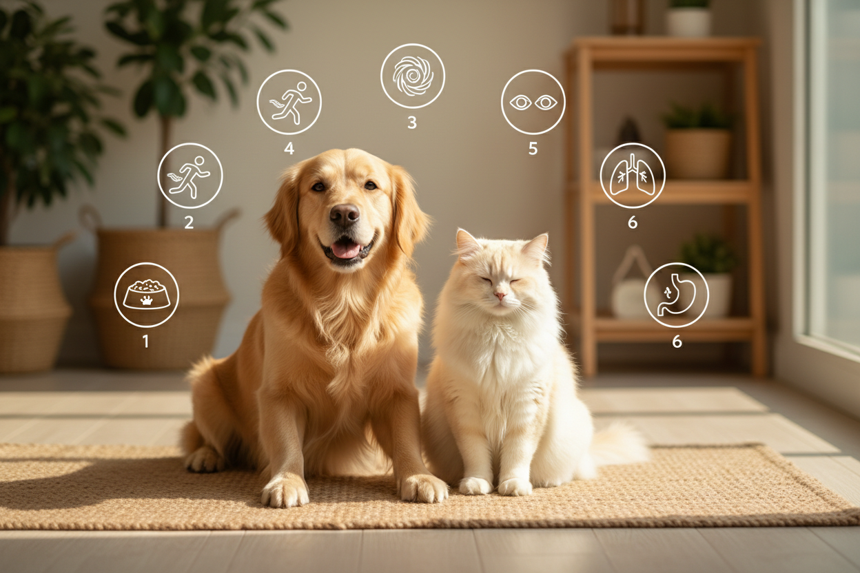 Nee met een hond of kat of beide